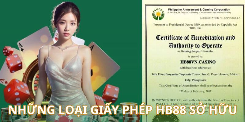 Top giấy phép chất lượng nhất HB88 hiện đang sở hữu