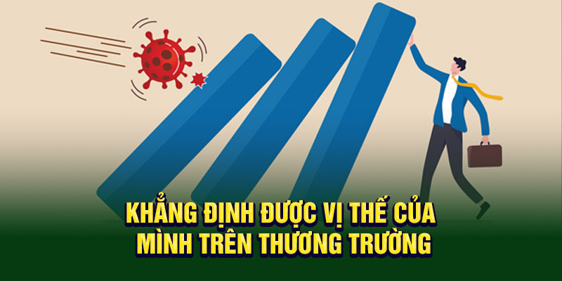 Khẳng định được vị thế của mình trong ngành trên thương trường