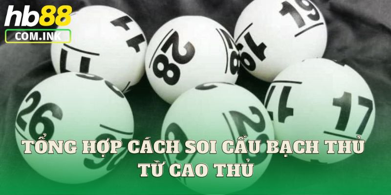 Tổng hợp phương pháp soi cầu bạch thủ từ cao thủ